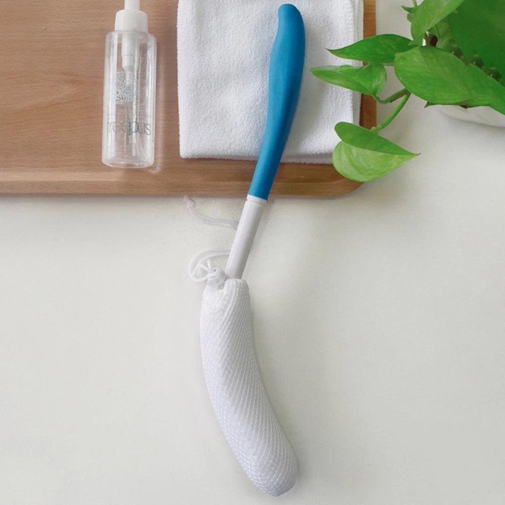 Net Shower Brush Bath Back Scrubbing Baby Bathroom Cleaning for Body Men