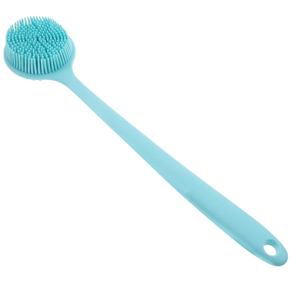 Long Handle Bath Brush Silicone Exfoliator Body Scrubber for The Shower
