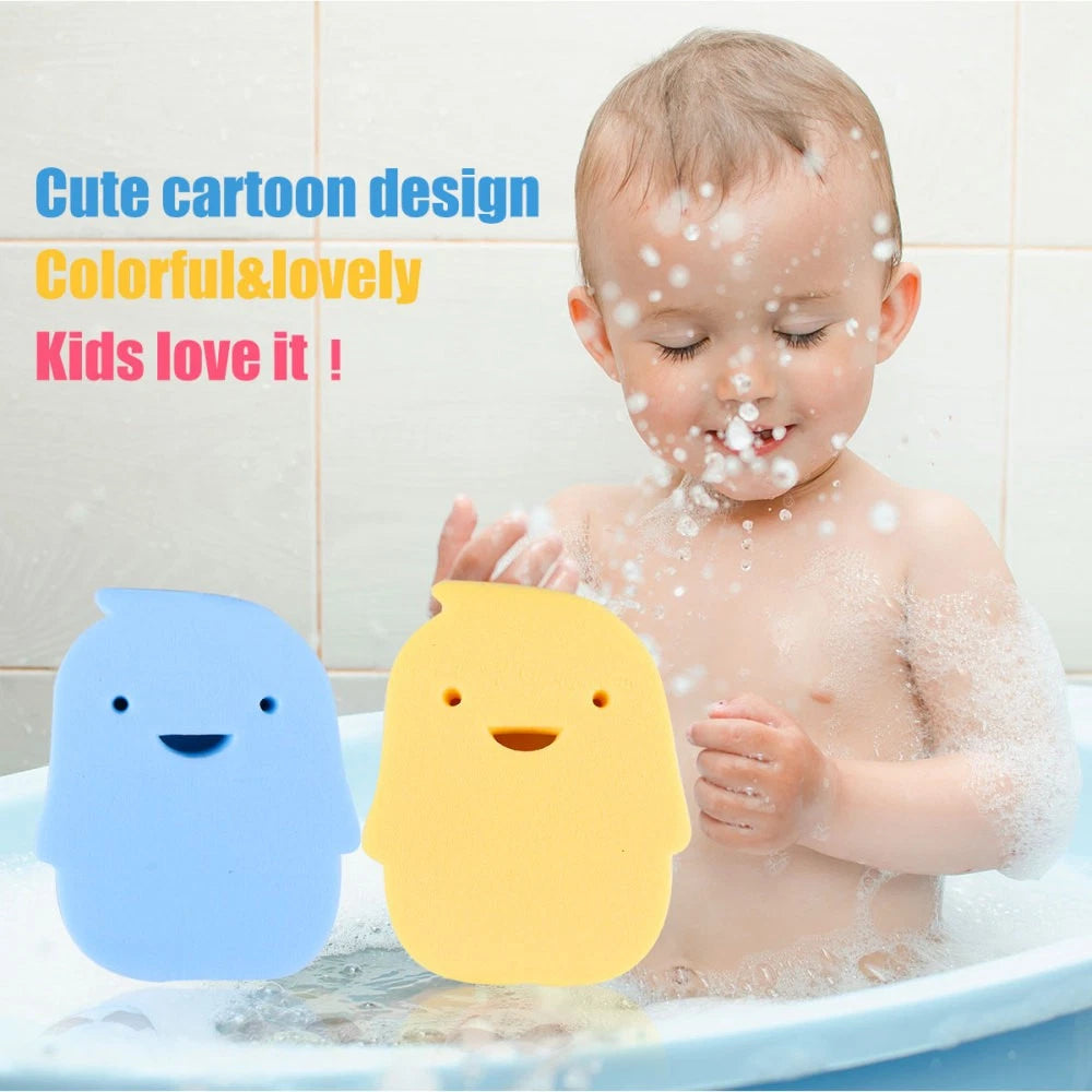2 Pcs Bath Sponge Newborn Toddler Body Brush Shower Sponges Baby