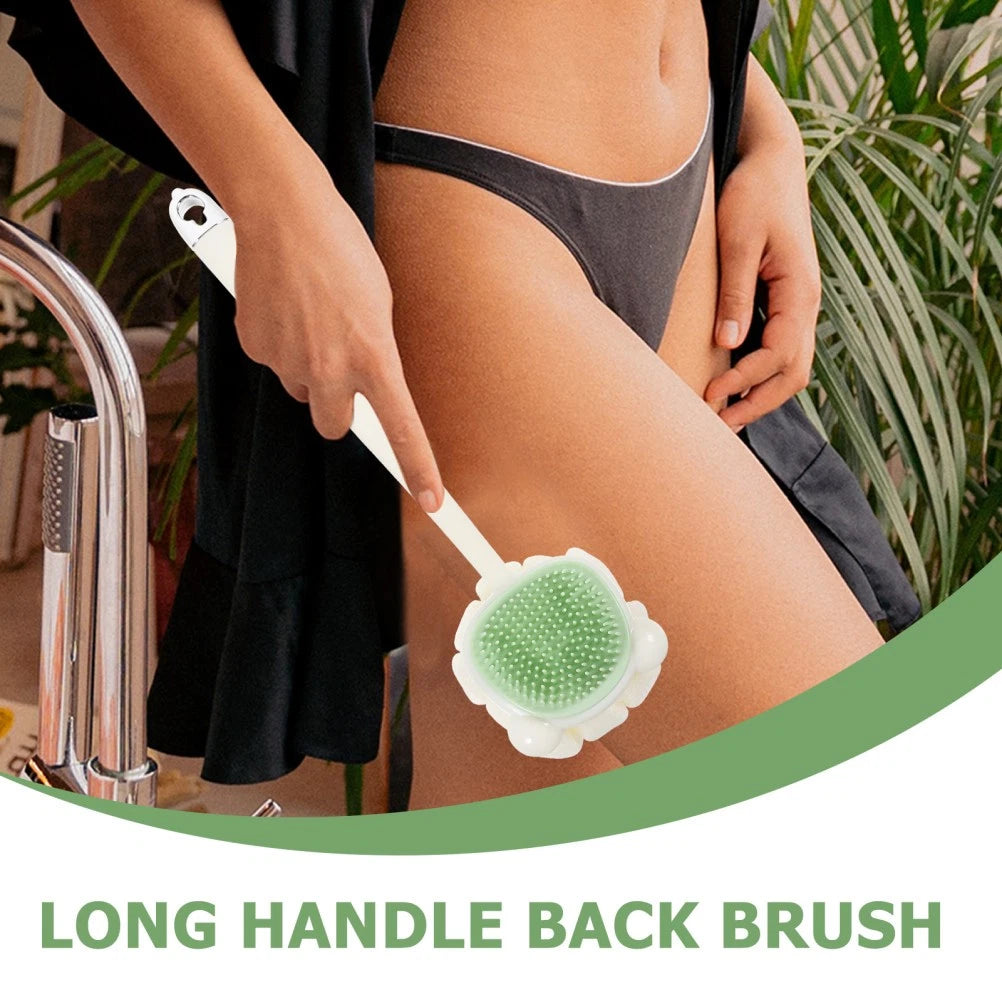 Scrub Brush Body Scrubber Shower Back Bathroom with Long Handle Long-handled