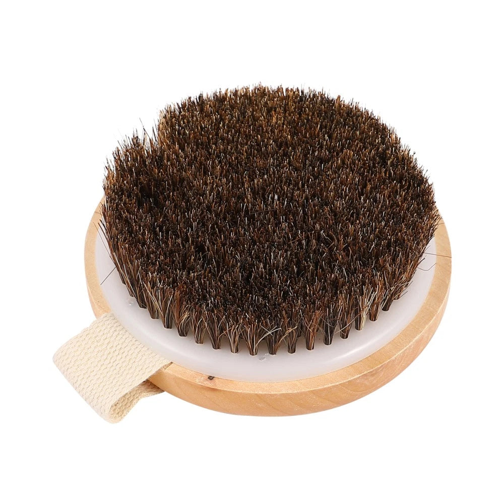 Wooden Bath Cleaning Scrubber SPA Massage Shower Brush for Home