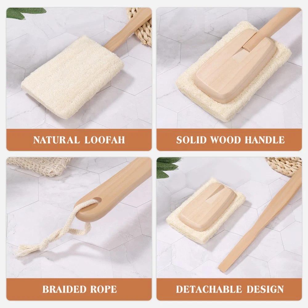 Loofah Bath Brush Skin Exfoliator Back Scrubber Man Shower Body for Cleaning