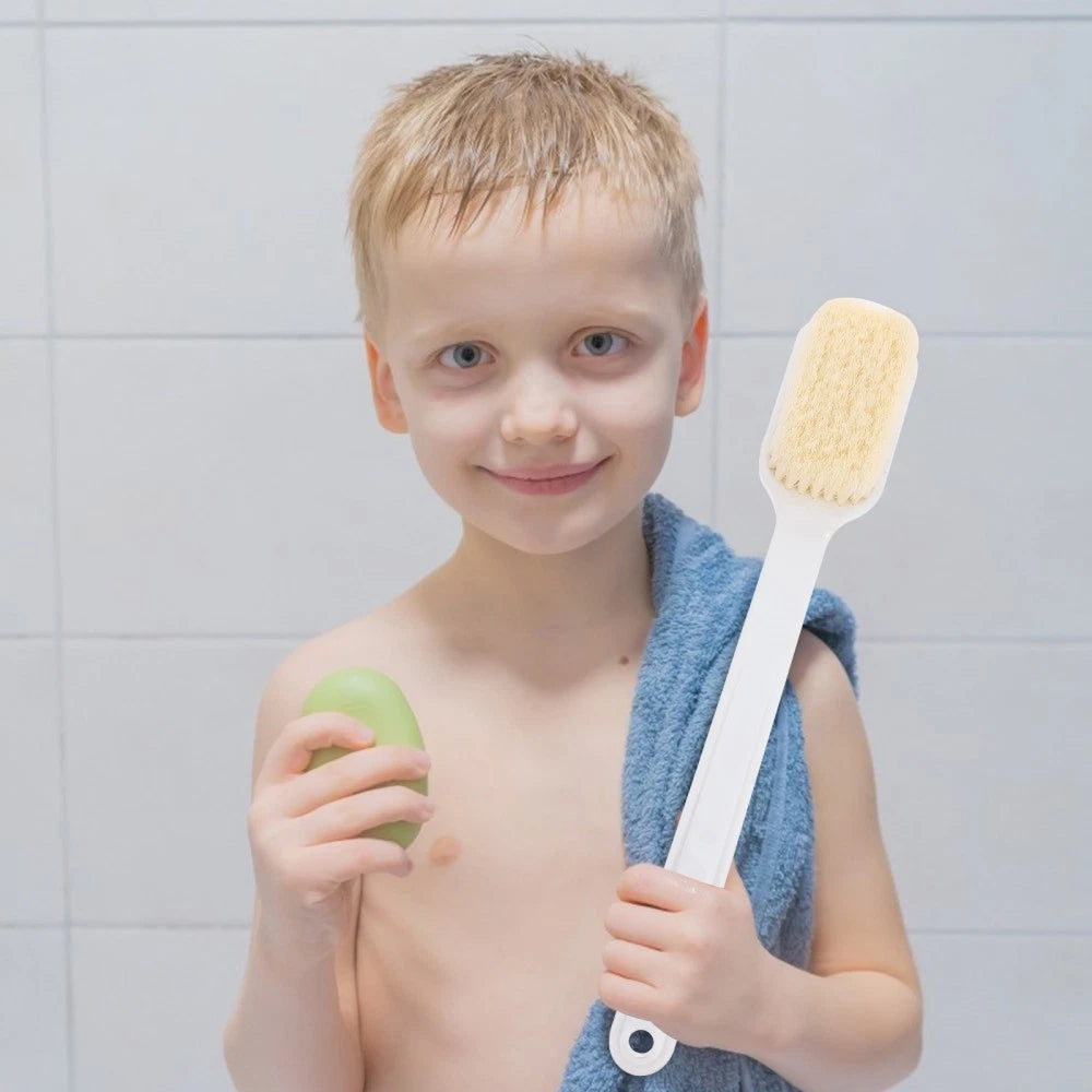 Back Scrub Brush Bath Bathing Accessories Long Handle for Shower Soft