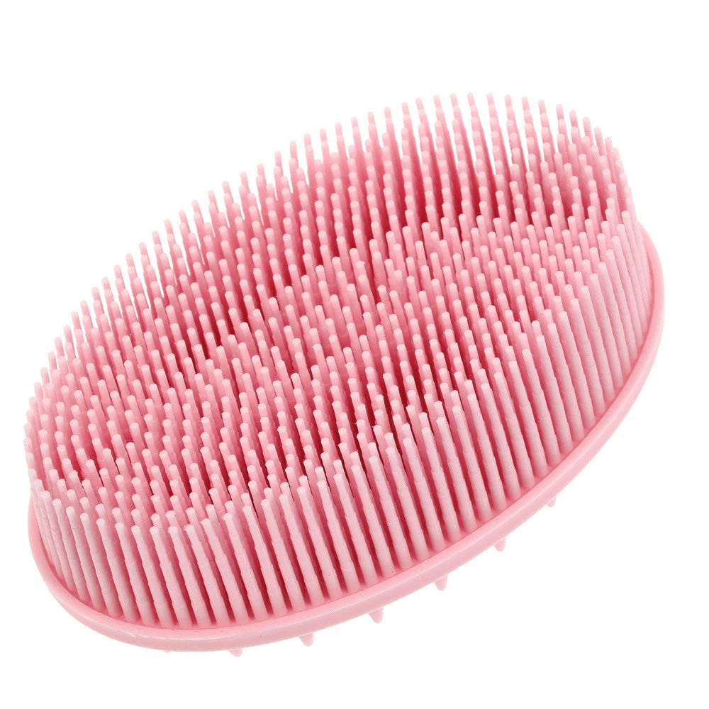 3 Pack Silicone Bath Brush Child Shampoo for Baby Shower Scrubber
