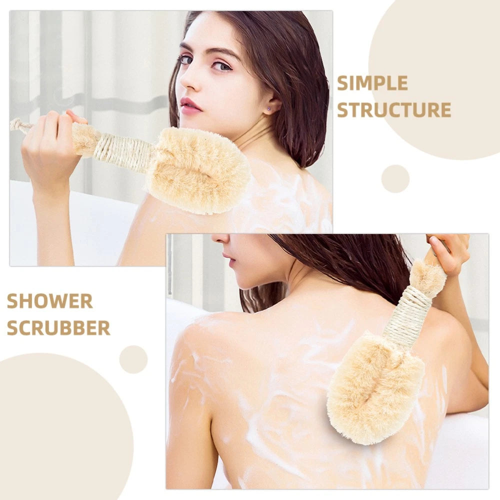 2 Pcs Silk Bath Brush Miss Body Exfoliator Shower Scrub Scrubber