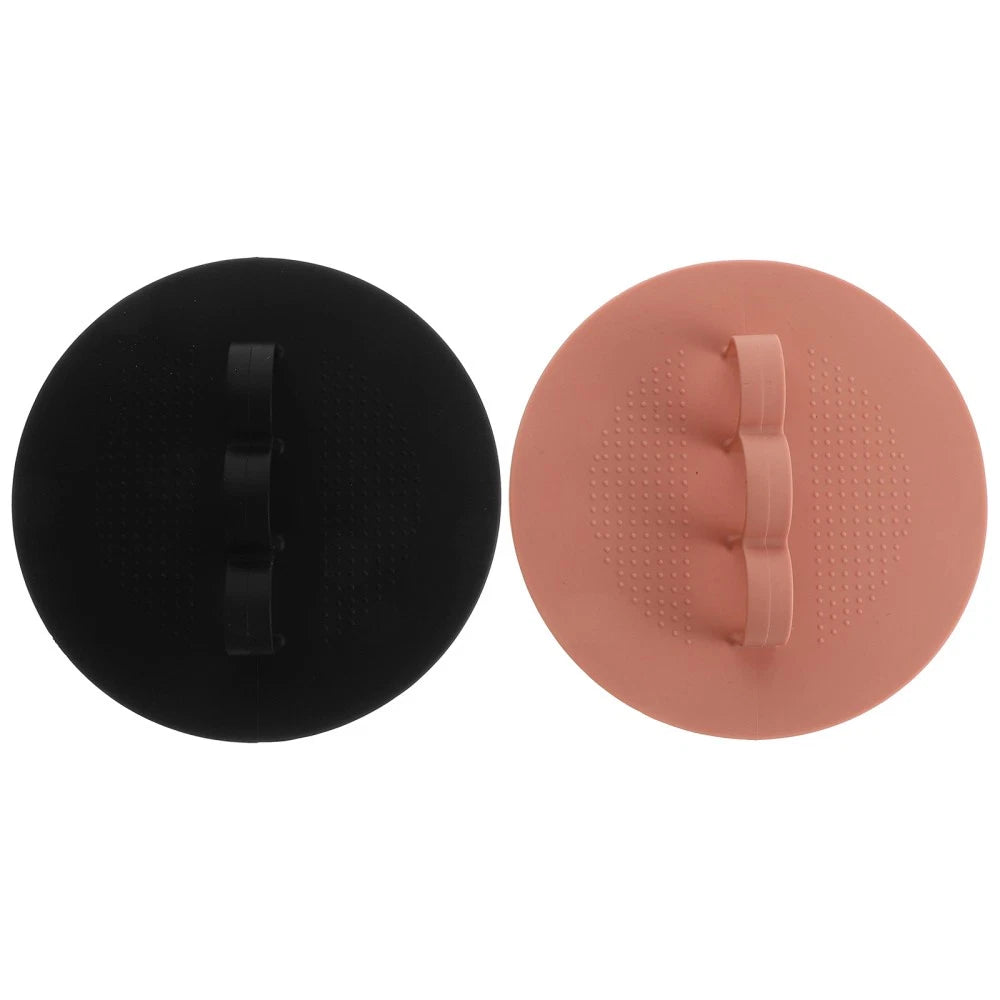 2PcsSilicone Body Scrubber Daily Use Shower Scrubber Small Bathing Brush Home