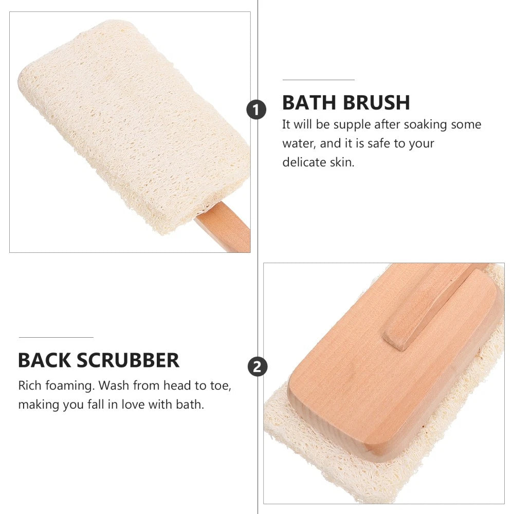 Loofah Dish Brush Shower Loofahs Exfoliating Women's Bathing Rubbing Tool