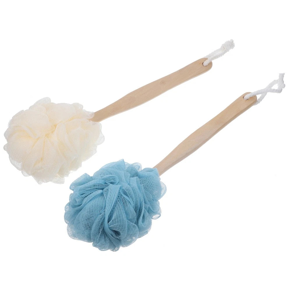 2 Pcs Baby Man Long Handle Bath Brush Shower Tools Bathbrush for