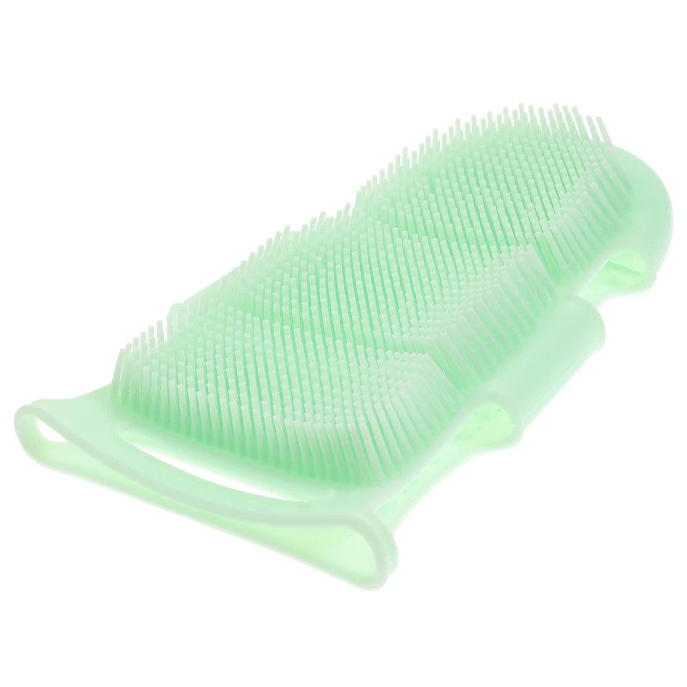 Miss Child Silicone Body Scrubber Shower Spa Mitt Exfoliator Brush