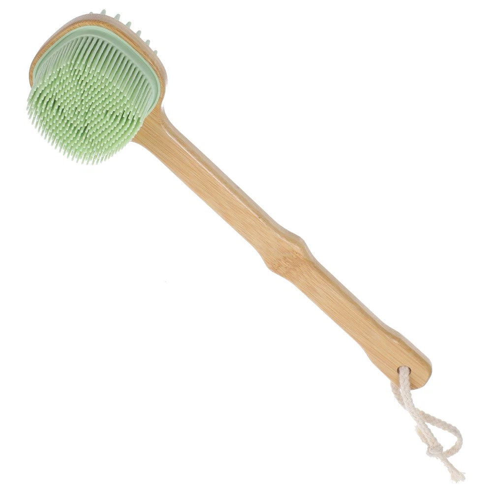 Bath Brush Man Shower Silicone Scrubber for Scrubbing Tool