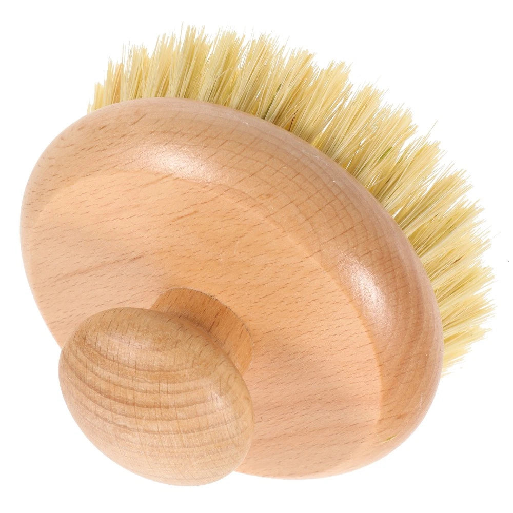 1pc Practical Round Handle Body Brush Easy Cleaning Brush Bathing Supplies