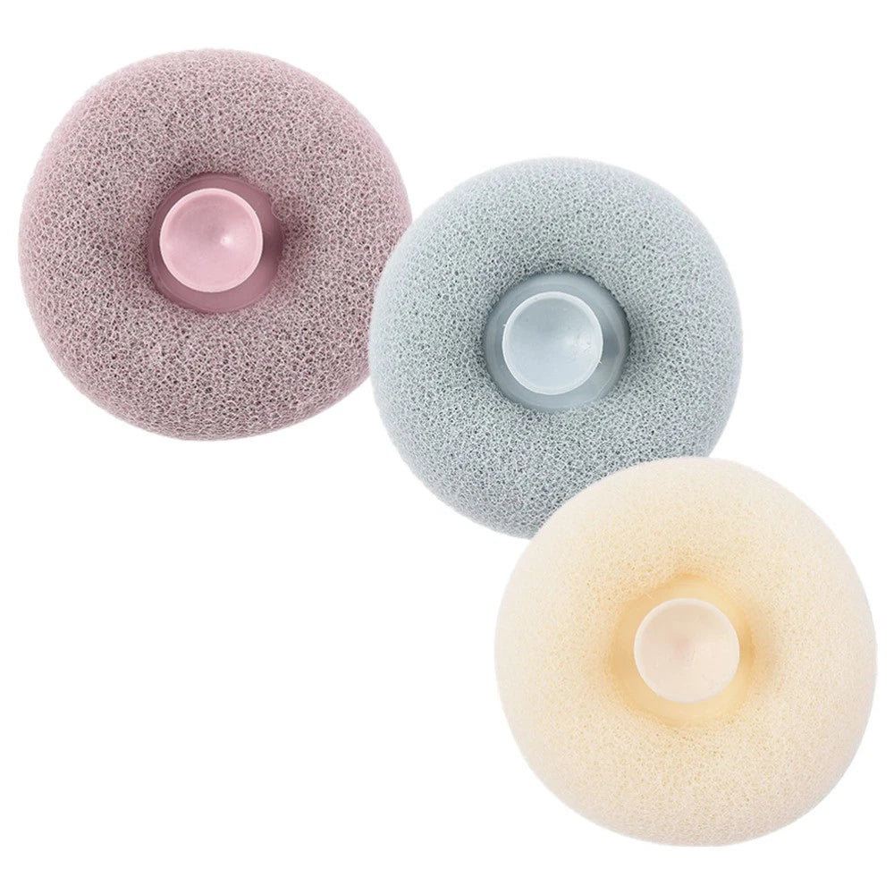 3 Pcs Bath Ball Body Exfoliator Brush Shower Brushes Bathing Skin Scrubber