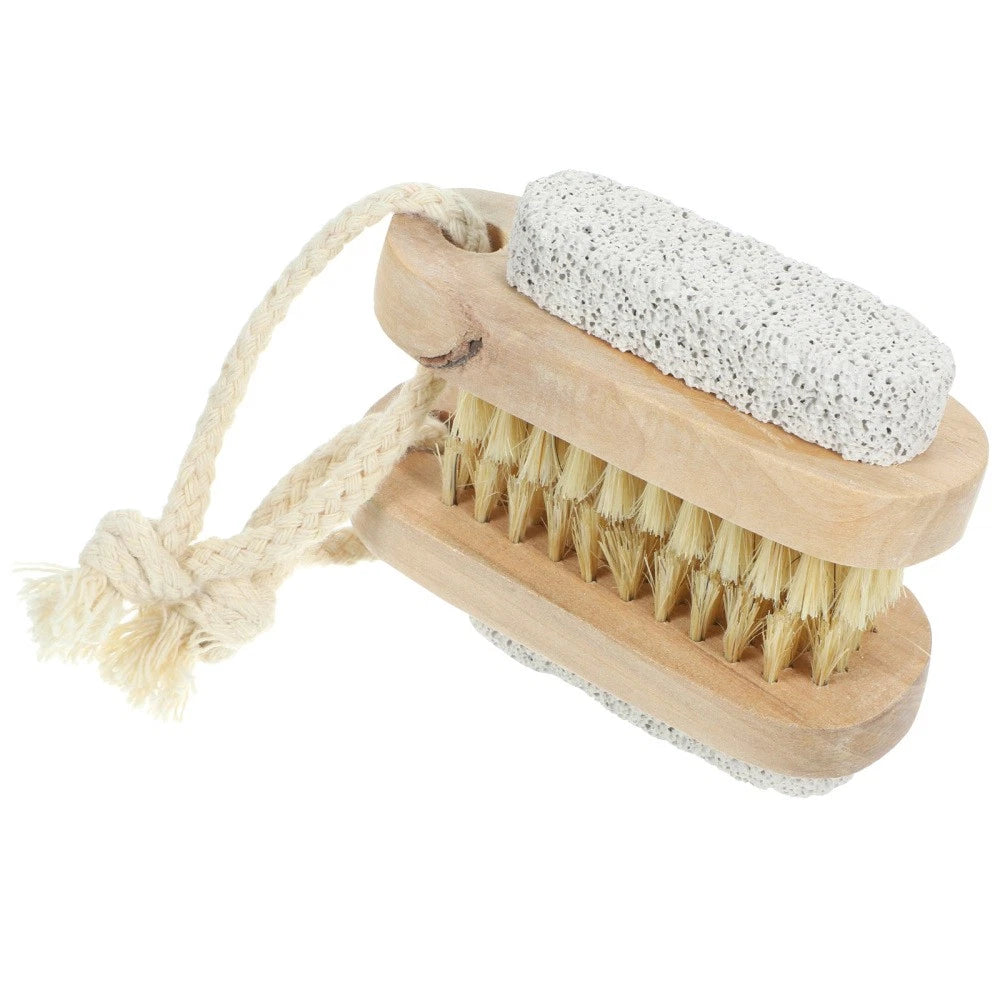 2 Pcs Double-sided Brush of Stepping Foot Bath Scrubber