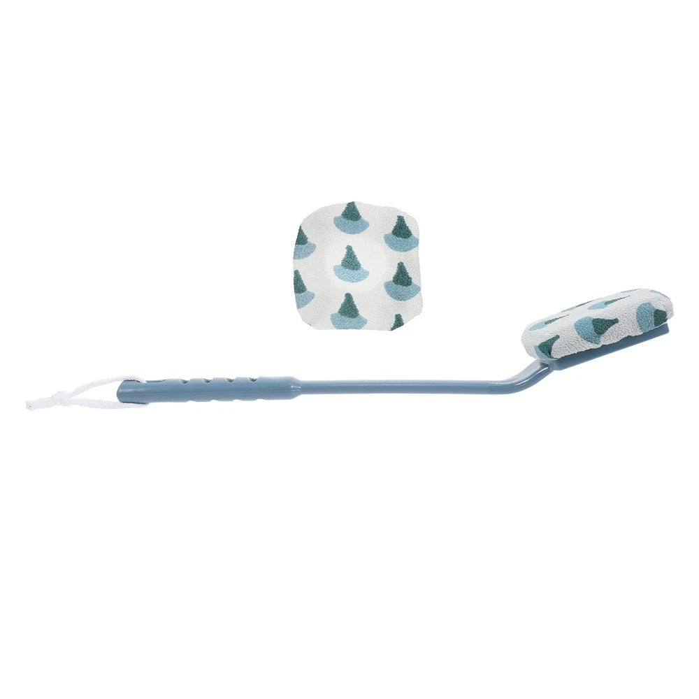 2 pcs Household Bath Brush Practical Shower Brush Back Cleaning Brush for