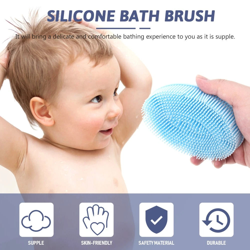 Silicone Bath Brush Scrubber Body Brushes for Shower Baby Shampoo