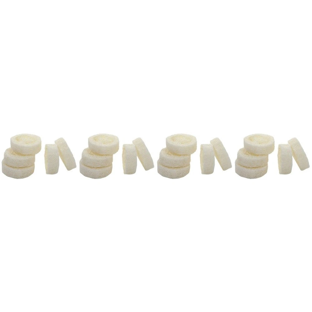 4 Pack Loofah Shower Brush Travel Body Sponge Bath Adults Back Scrubber