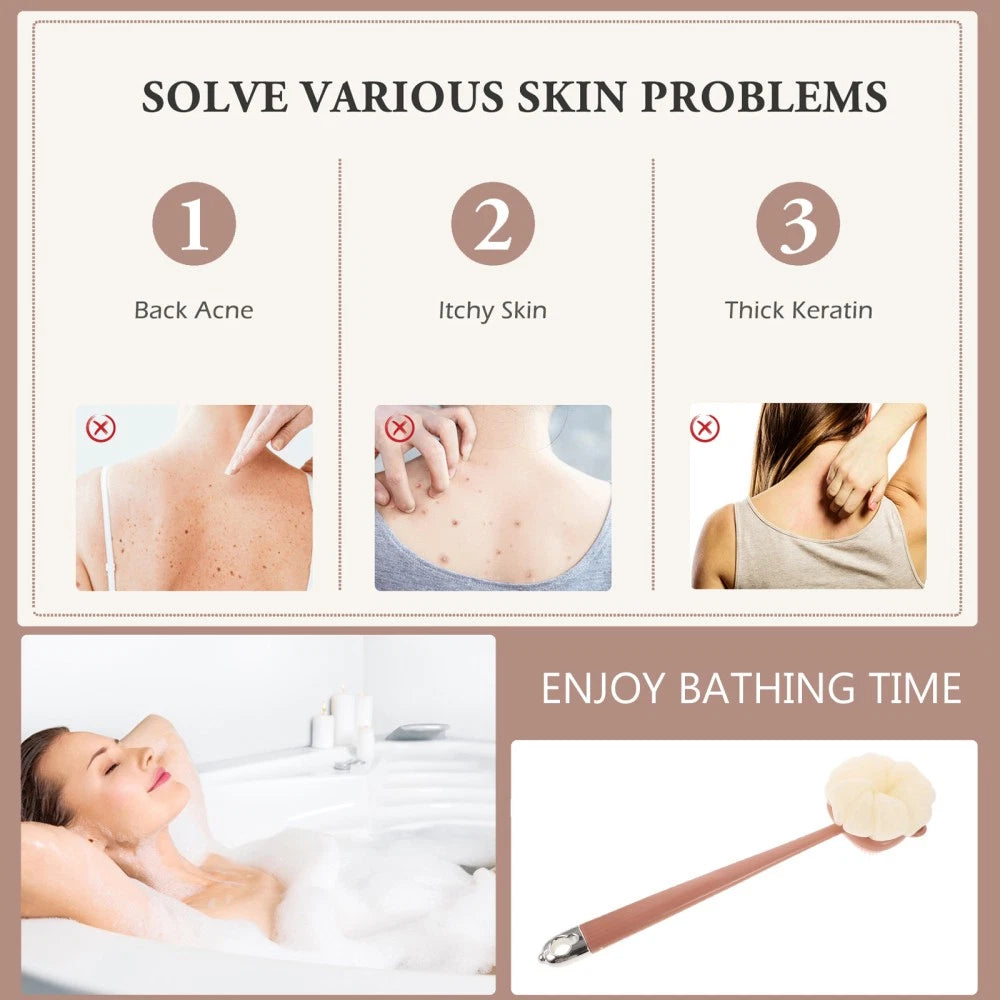 Bath Brush Exfoliating Body Scrubber Dad Cleansing Skin Cleaning