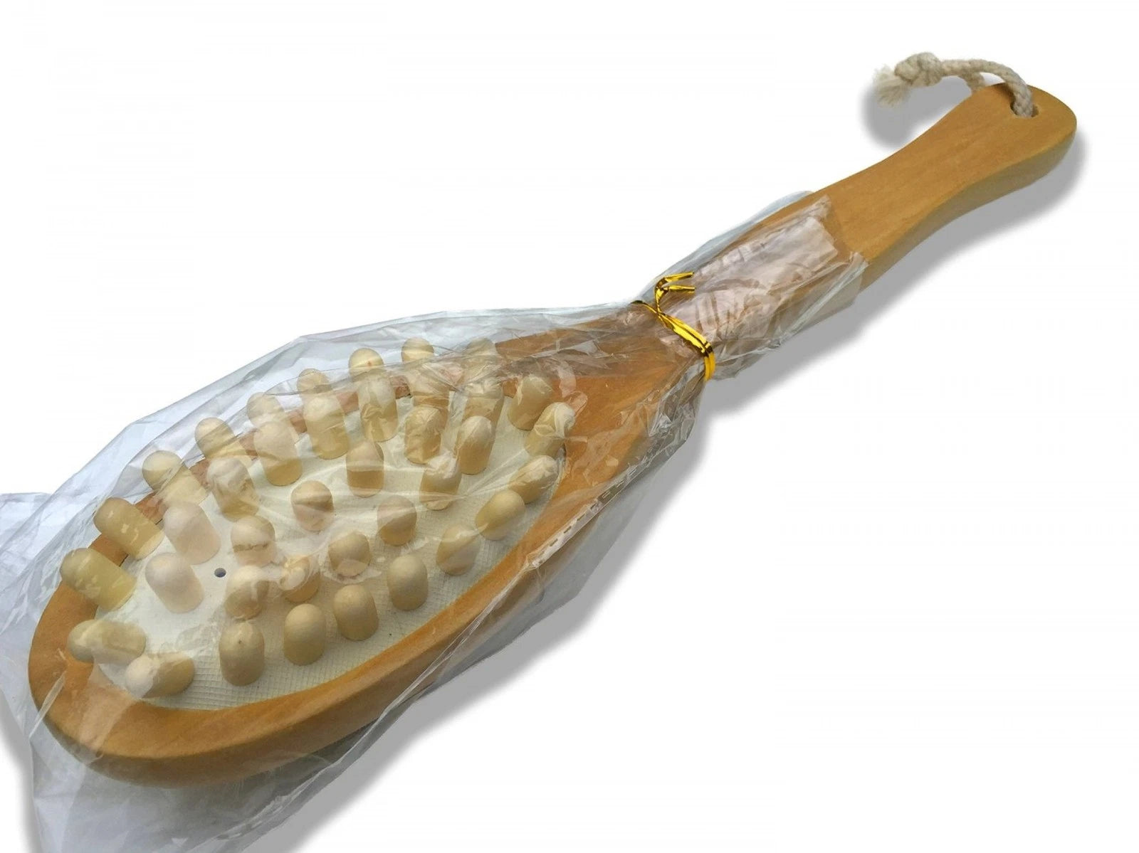 Smooth Skin Natural Bristle Bath Brush 2-in-1 Exfoliating Body Reduces Cellulite