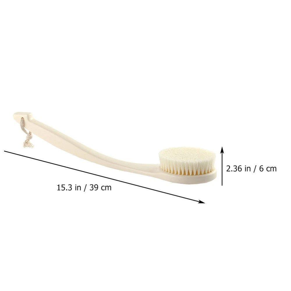 2pcs Household Bath Back Cleaning Brush Portable Back Scrubber Exfoliation