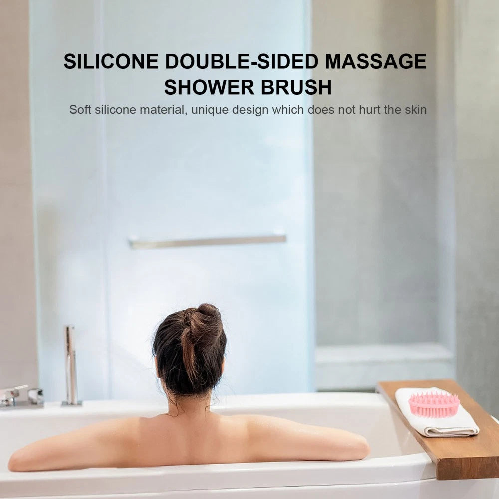 Bath Shower Scrubber Shower Body Scrubber Silicone Body Brush