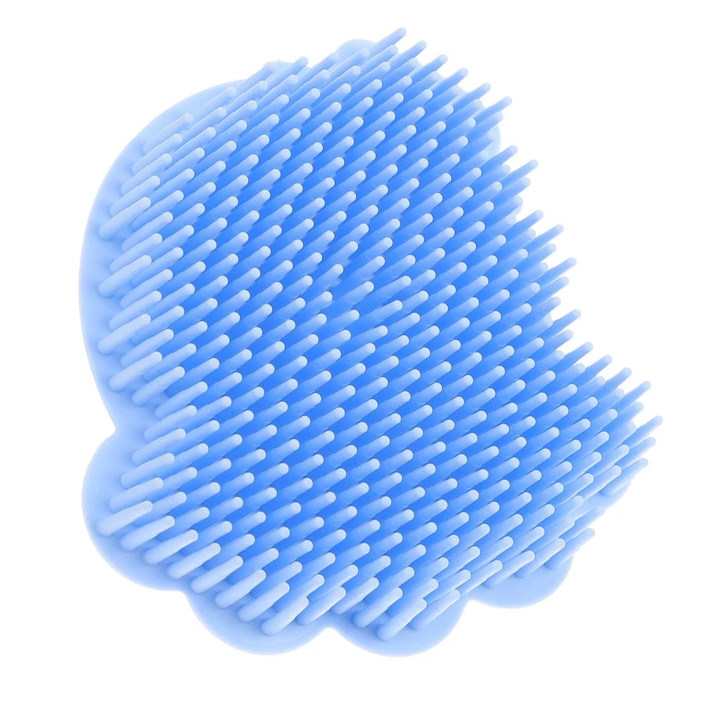 2 Pieces Silicone Shampoo Bath Massage Shower Scrubber