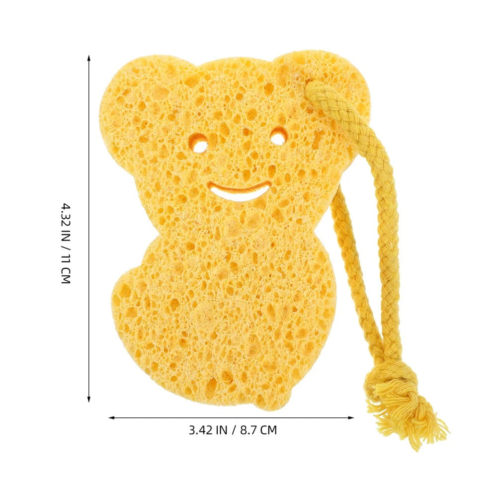 1Pc Baby Bath Sponge Bath Rub Cartoon Shower Sponge Infant Bathing Brush