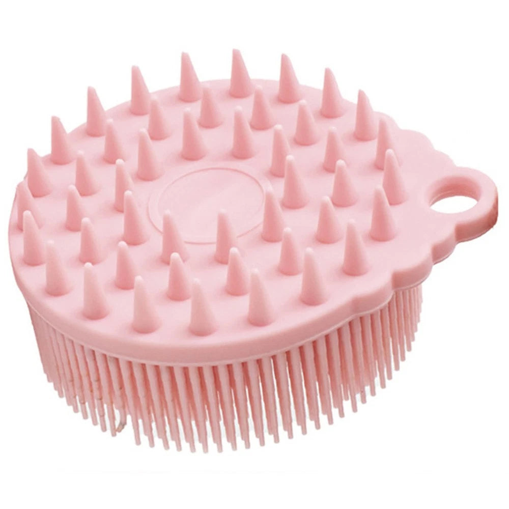 Bath Brush Brushes Silicone Body Shower Child Baby Hair Scrubber