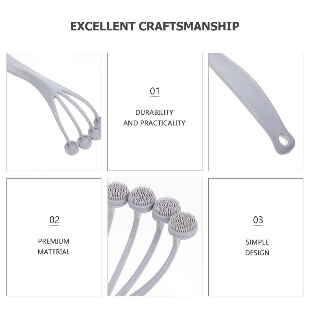 Exfoliating Bath Brush Body Scrubber for Shower Cleaning Massage