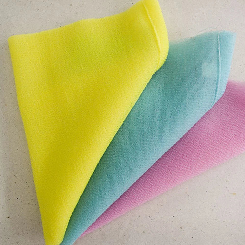 4 Pcs Bath Towel Back Cleaning Scrubber Exfoliating Brush for Body