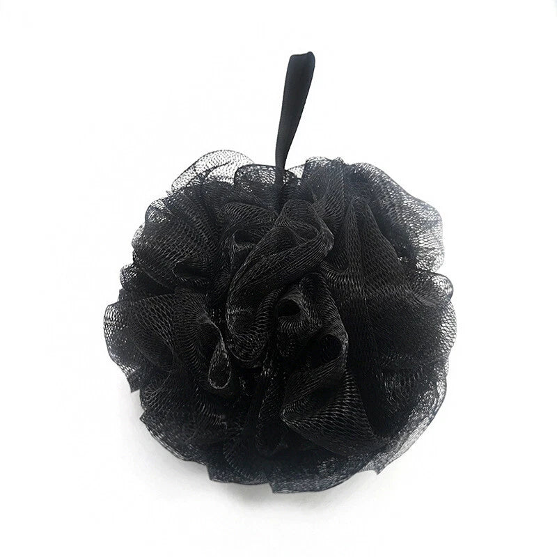 1PC Fiber and PE Material Scrubber Sponge Body Brush Puff Bath Shower Mesh Ball