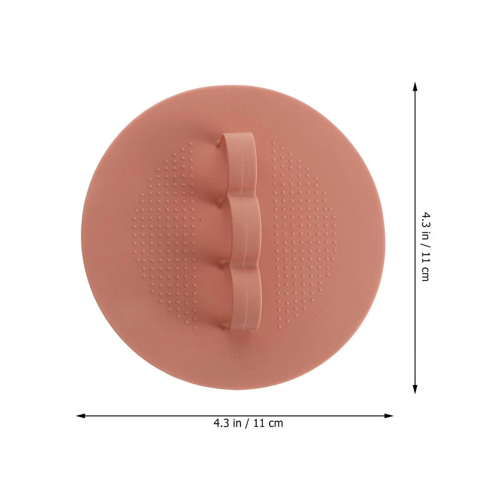 2PcsSilicone Body Scrubber Daily Use Shower Scrubber Small Bathing Brush Home