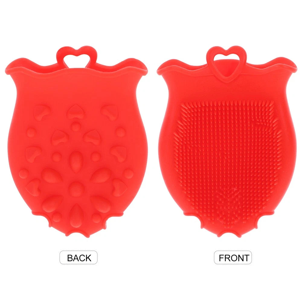 Silicone Shampoo Brush Bath Shower Baby Child Brushes for Exfoliating Scrubber