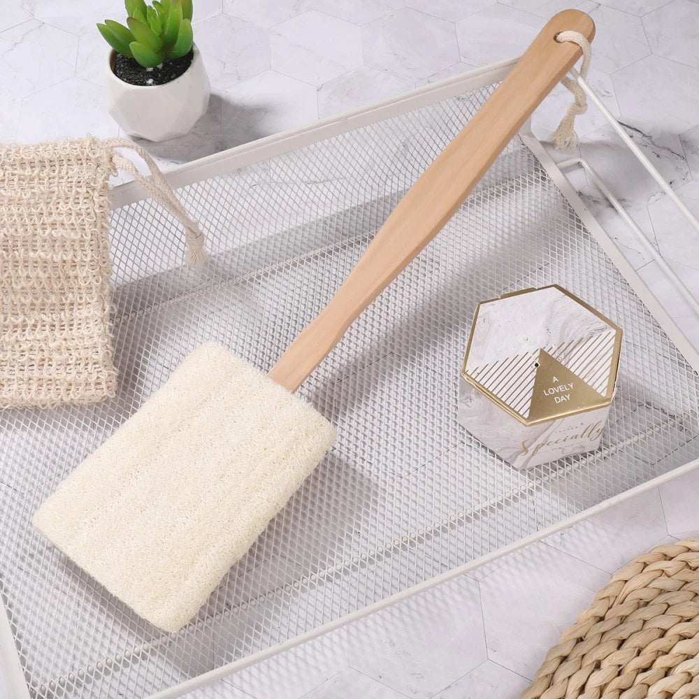 Loofah Bath Brush Scrubber for Cleaning Exfoliating Shower Miss Man