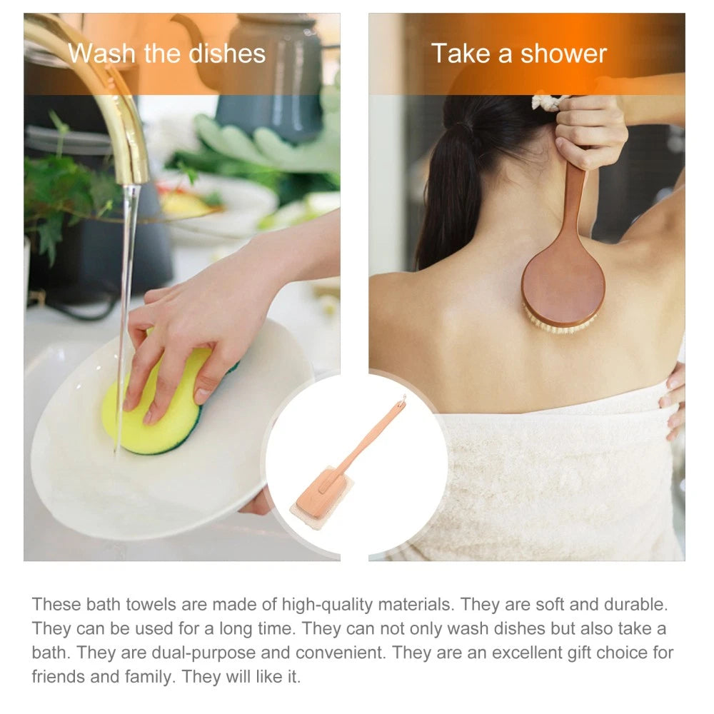 Loofah Dish Brush Shower Loofahs Exfoliating Women's Bathing Rubbing Tool