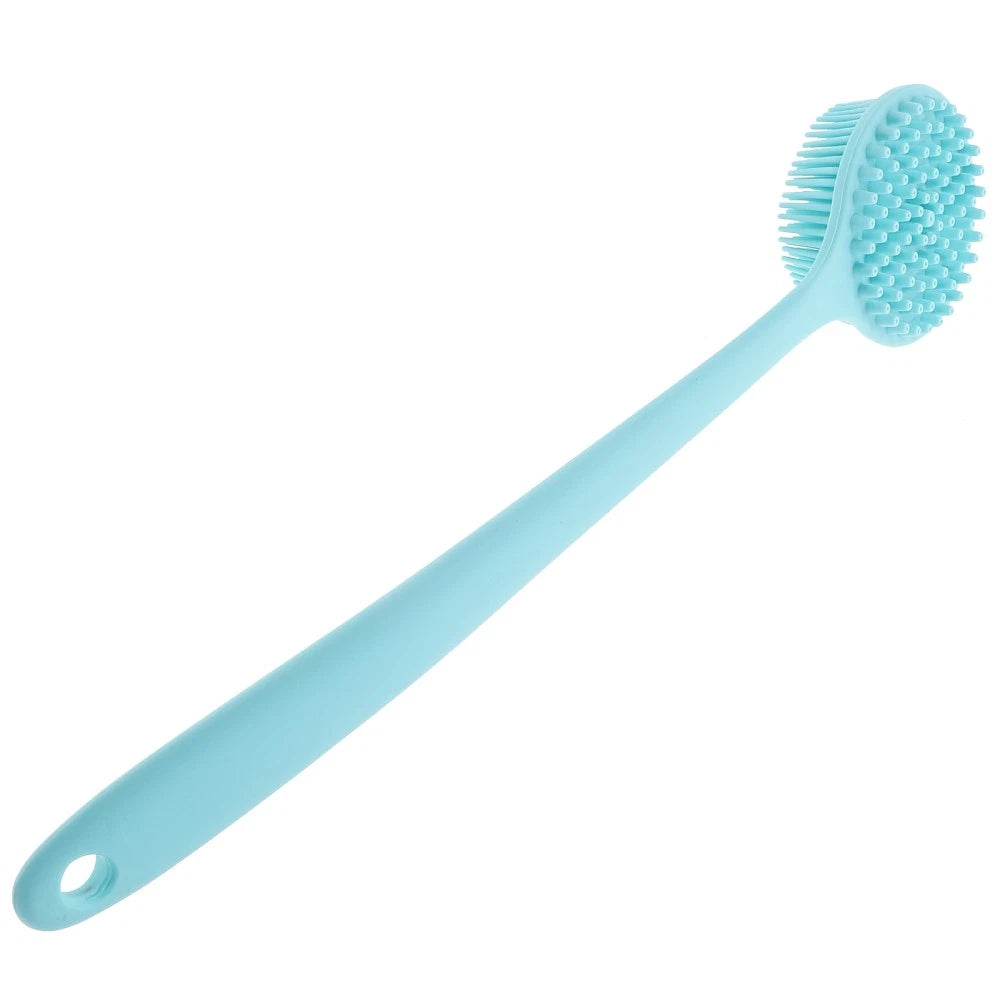 Long Handle Bath Brush Silicone Exfoliator Body Scrubber for The Shower