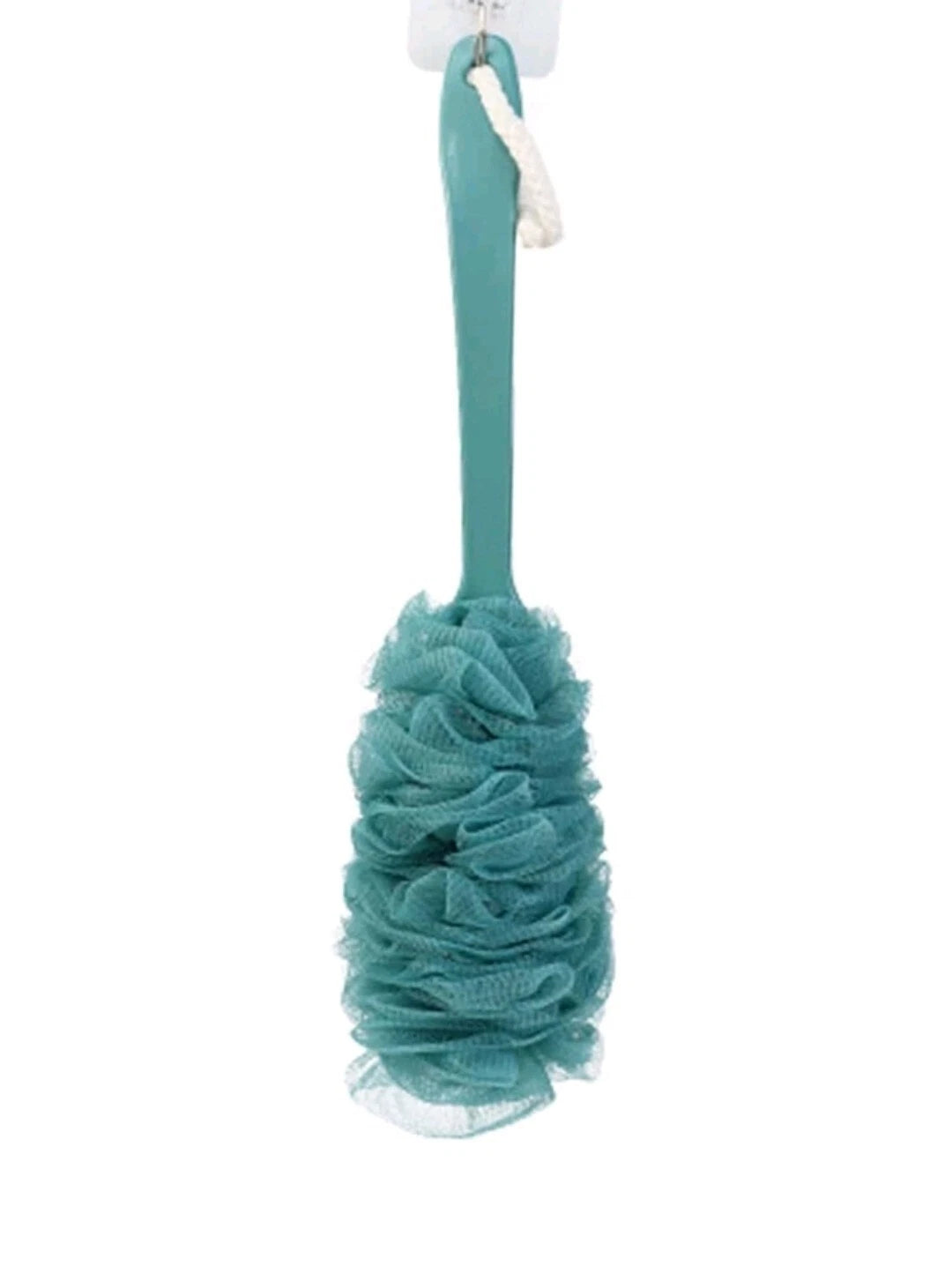2 Pck Long Handle Loofah Bath Brush Soft Mesh Sponge Back Scrubber Shower Sponge