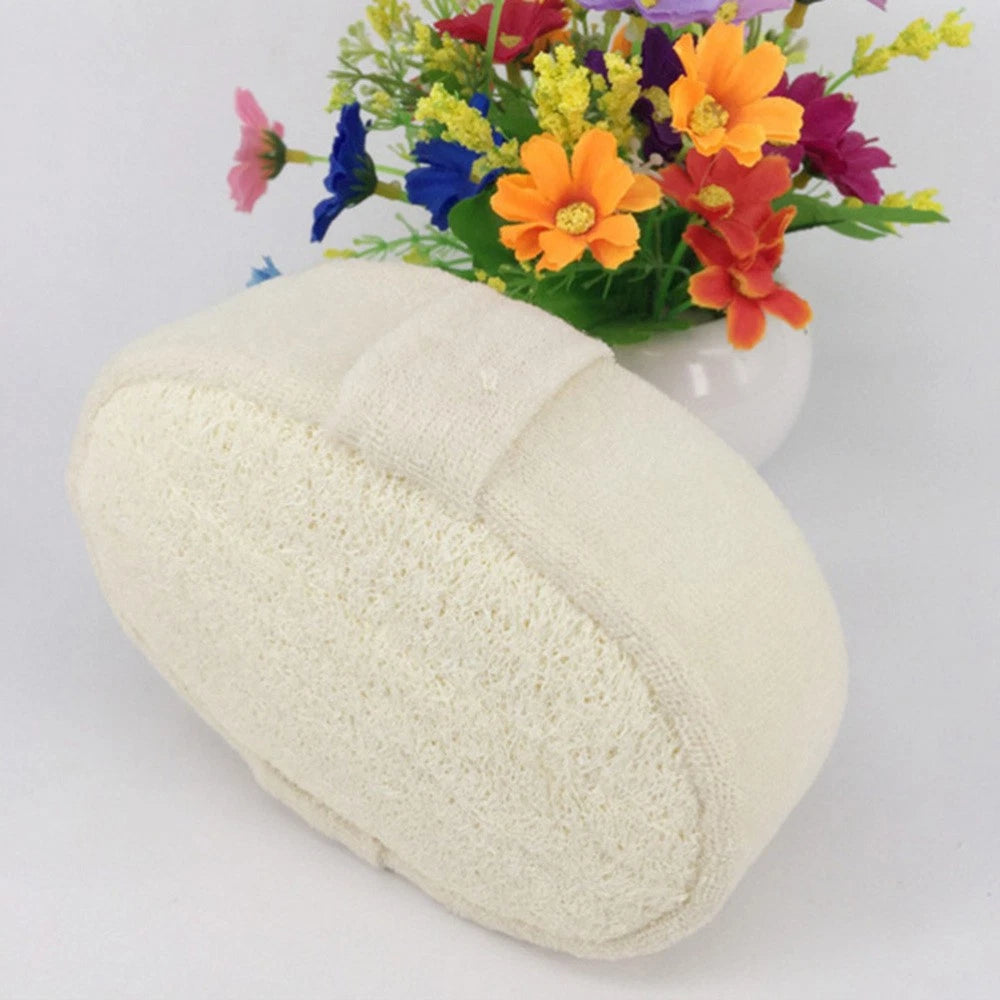 3 Pcs Loofah Bath Towel Skin Exfoliator Sponge Body Scrub Back Scrubber Brush