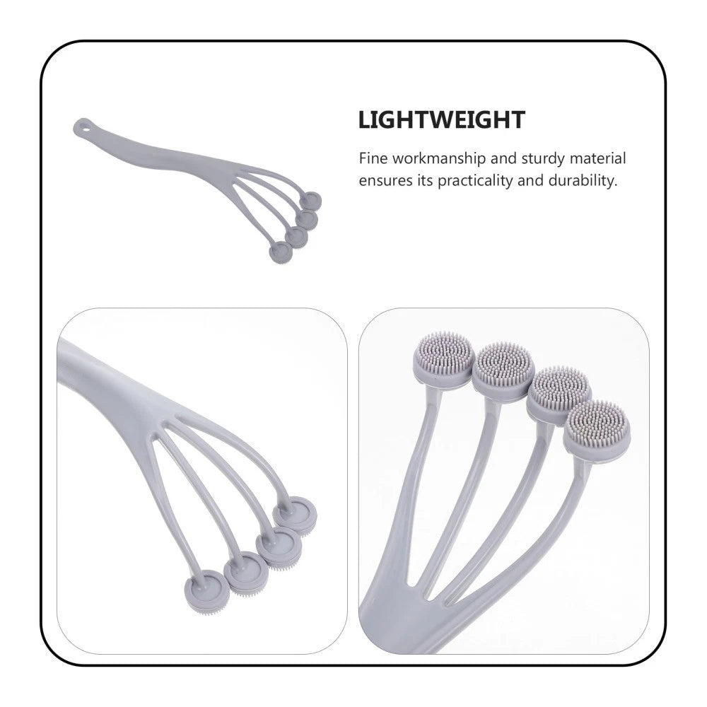 2 PCS Exfoliating Bath Brush Brushes Shower Back Scrubber for Men