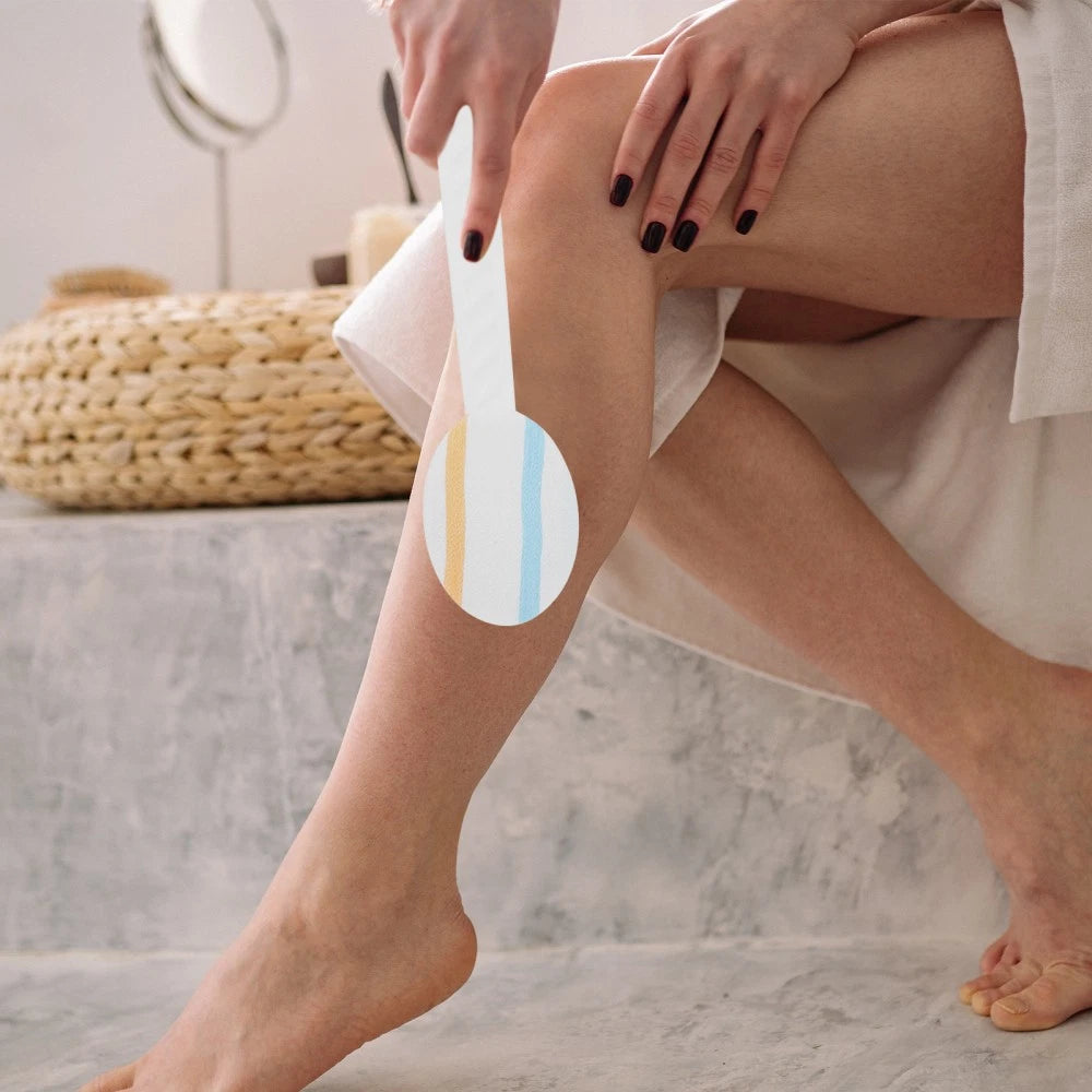 Double-head Shower Brush Bath Scrubber for Body Long Handle Man Cleaning