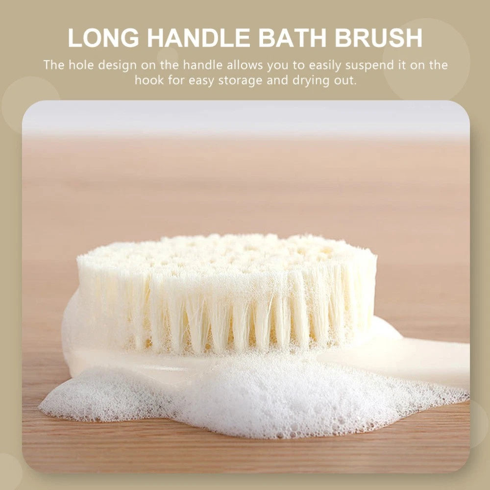 2pcs Household Bath Back Cleaning Brush Portable Back Scrubber Exfoliation