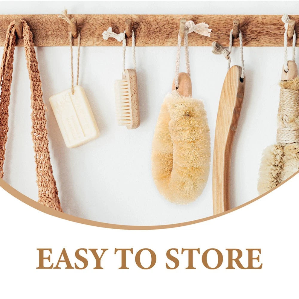 2 Pcs Silk Bath Brush Body Brushes for Shower Exfoliating Man Exfoliator