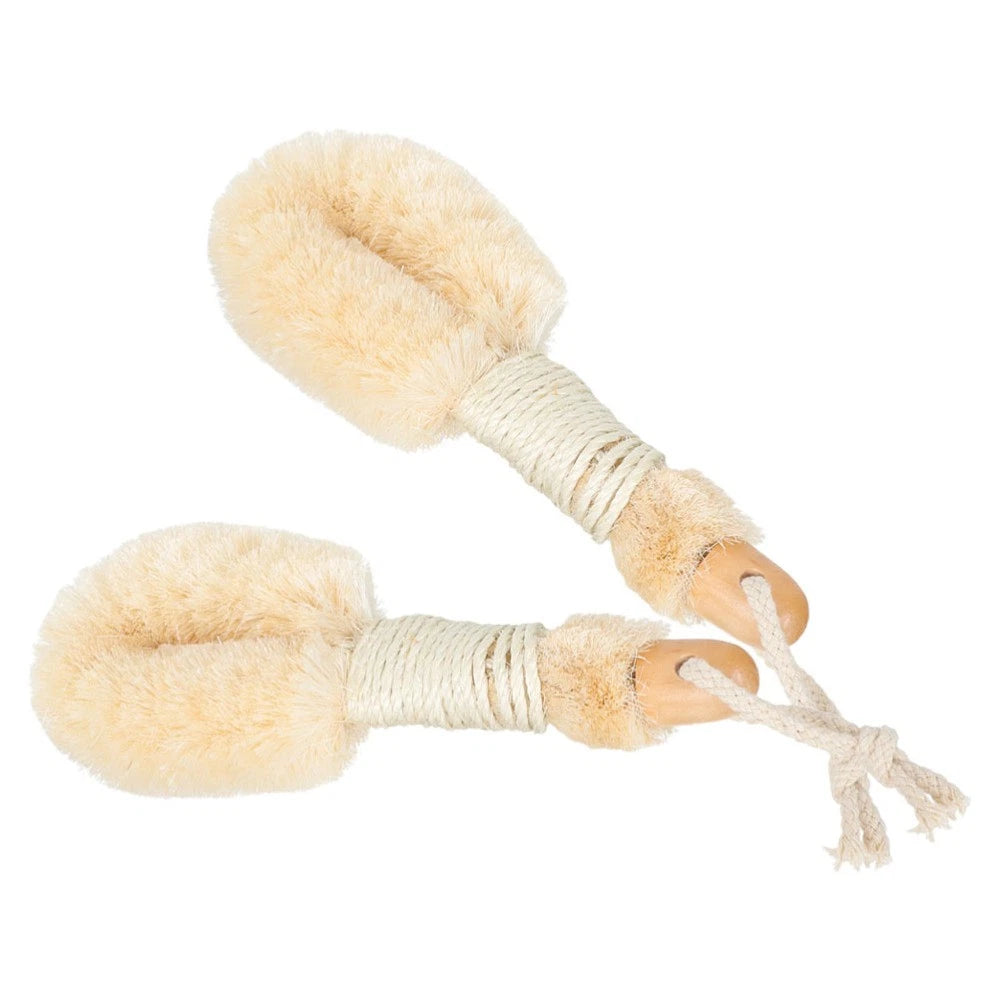 2 Pcs Silk Bath Brush Miss Body Exfoliator Shower Scrub Scrubber