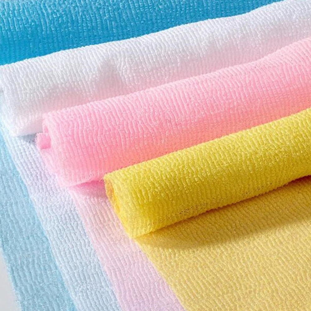 8 Pcs Back Scrub Foam Towel Exfoliator for Shower Scrubber Washers Body Brush