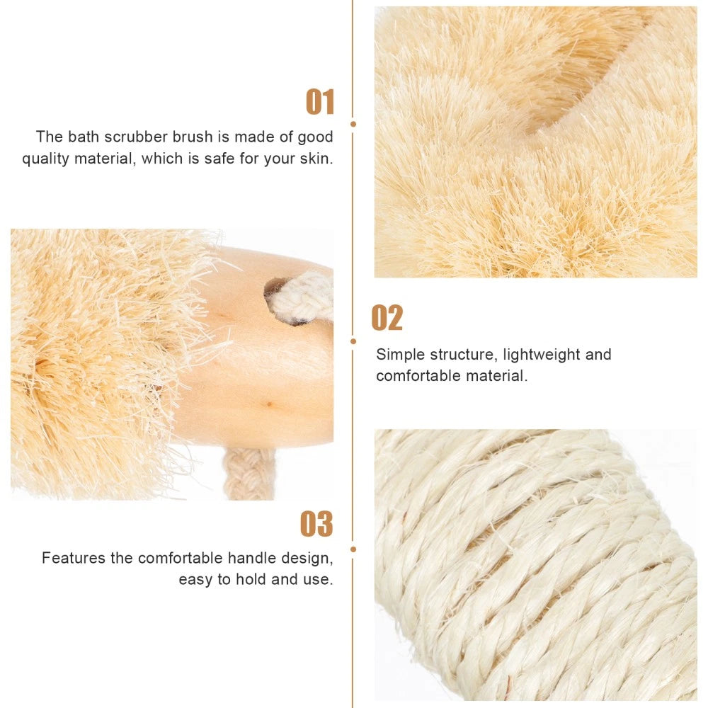 Scrub Brush Body Scrubber Exfoliator Bath Man for Shower Cleaning