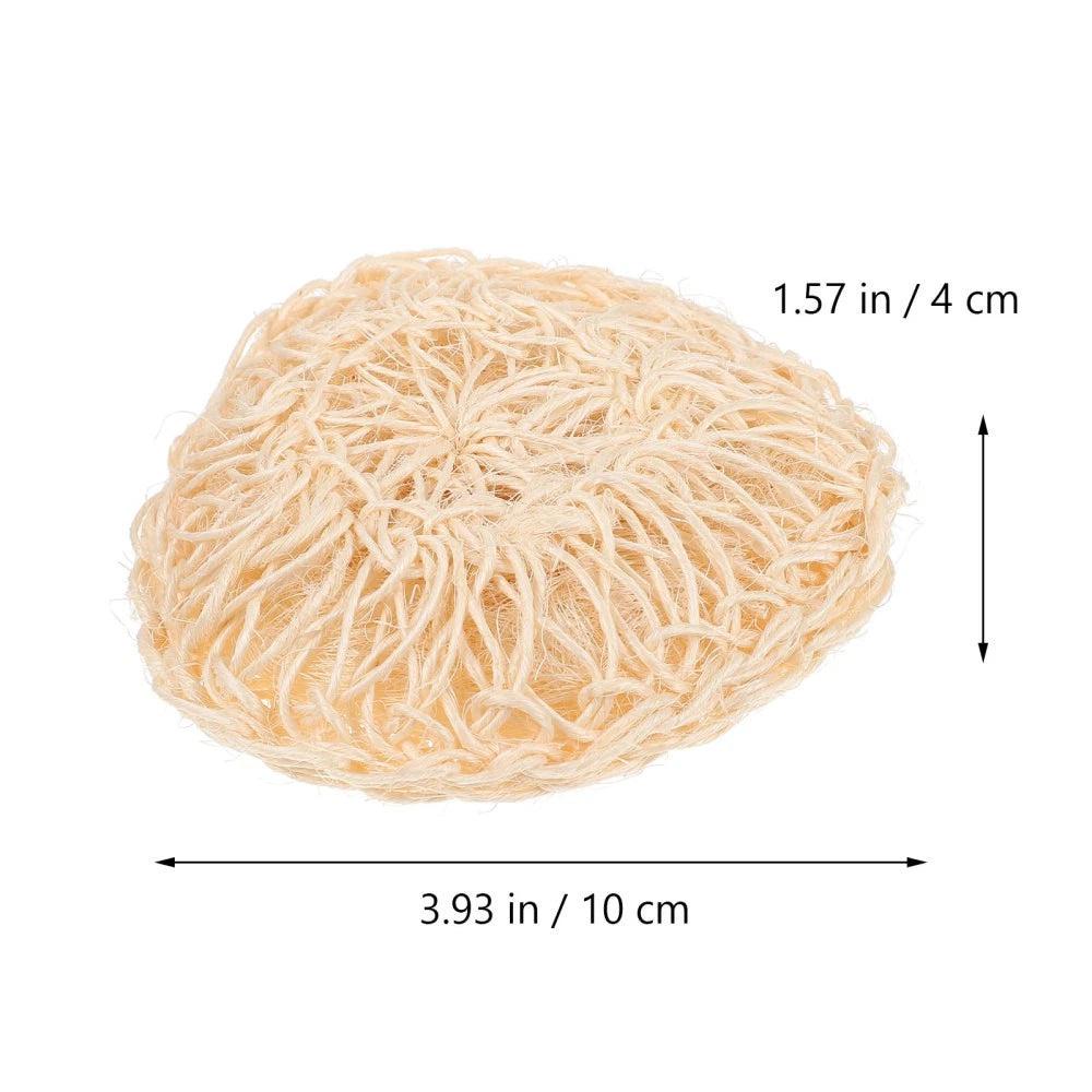 2 Pcs Sisal Bath Brush Man Mother Scrubber for Body Bathing Accessories