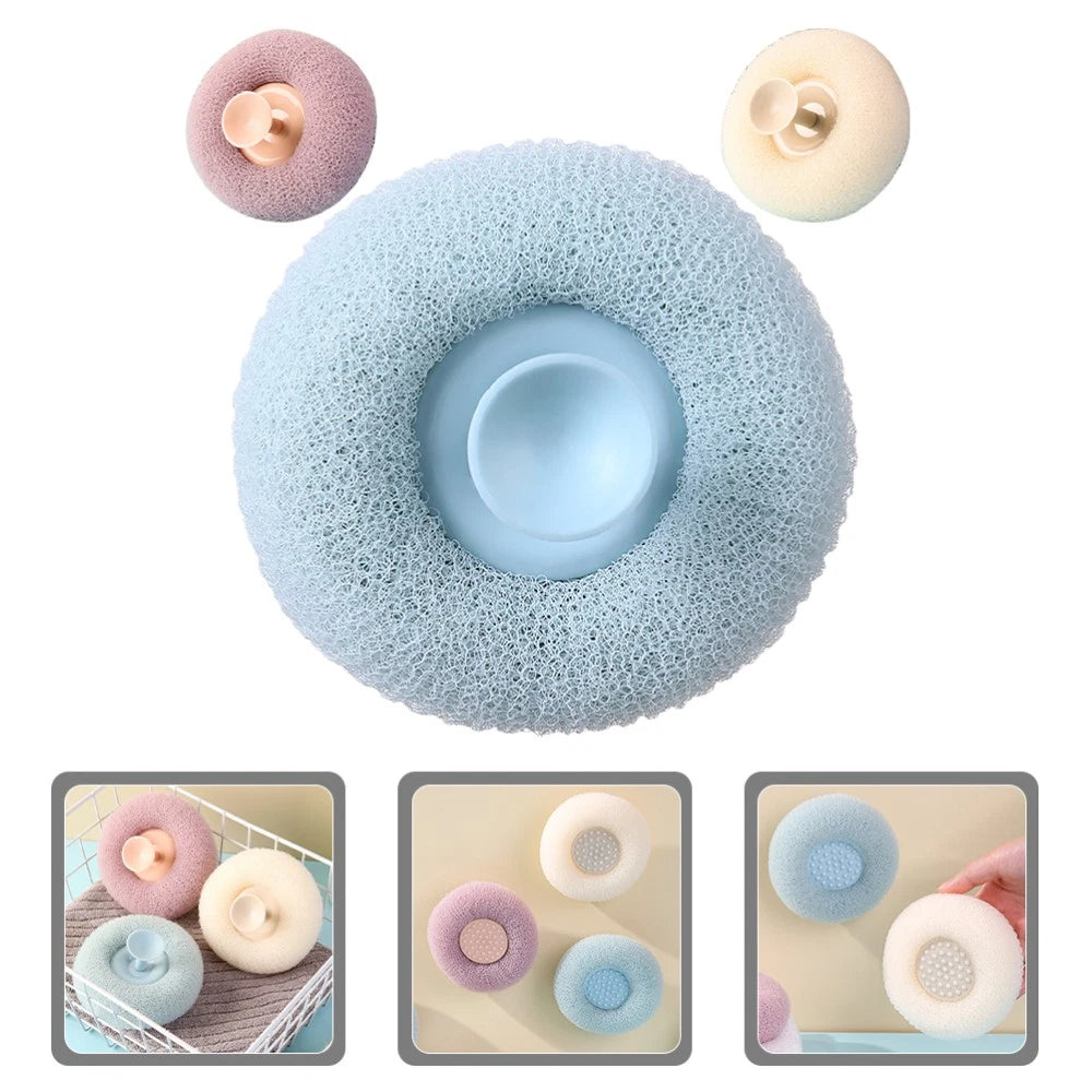 3 Pcs Bath Brush Shower Scrubber for Body Miss Bathroom Exfoliating