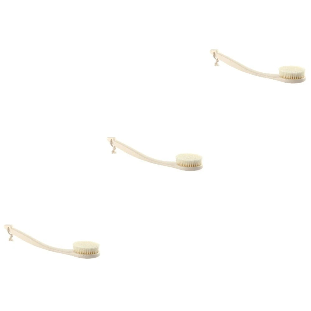 3 Count Bath Brush Miss Multi-functional Exfoliating Shower Scrubber Back