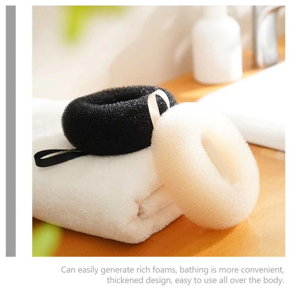 2 Pcs Bath Ball Brush Travel Shower Exfoliator Exfoliating Scrubber