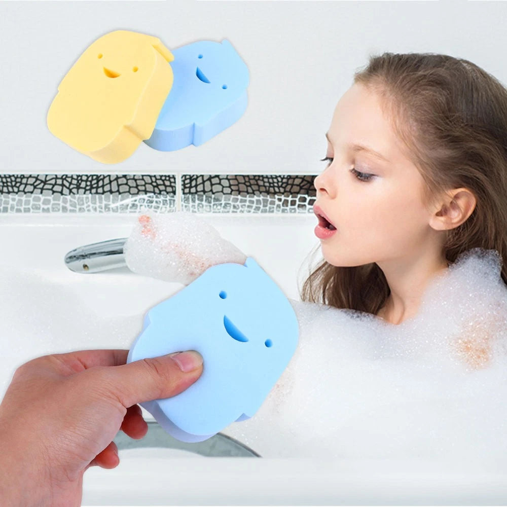 2 Pcs Bath Sponge Newborn Toddler Body Brush Shower Sponges Baby