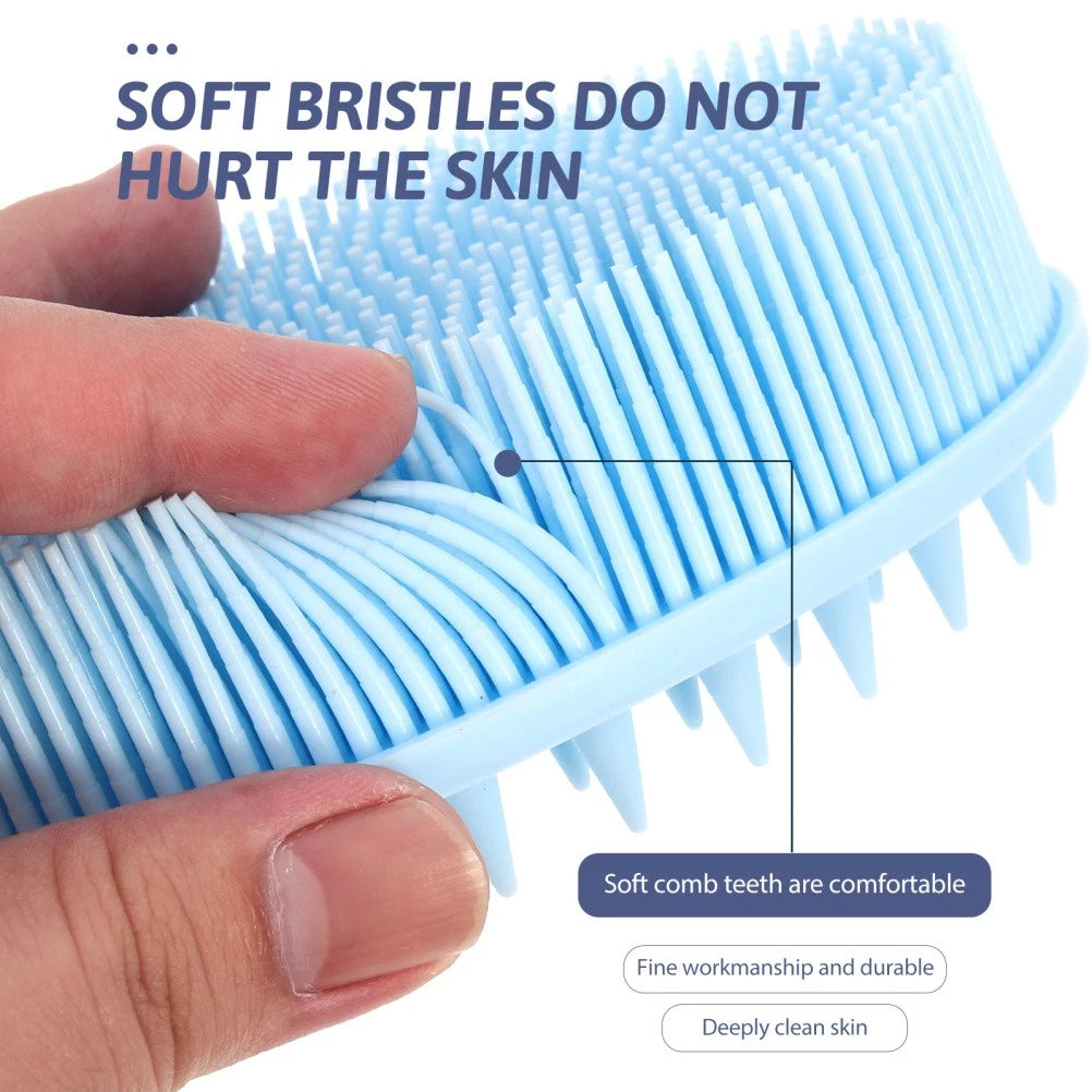 Silicone Bath Brush Scrubber Body Brushes for Shower Baby Shampoo